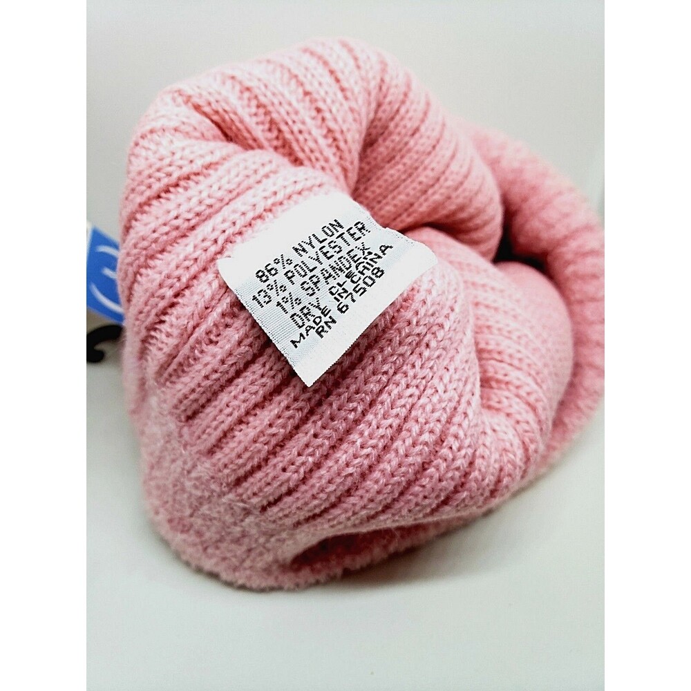RELATIVITY Beanie Petal Pink One Size Ski Cap Pastel Womens Hat New with Tags - Picture 5 of 8